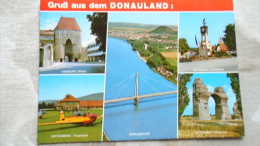 Austria - Gruss Aus Donauland  Hainburg -Spitzberg Flugschule  Petronell  Bad Deutsch Altenburg     D130582 - Bad Deutsch-Altenburg