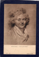 MUSEE  DE DIJON   - HOIN  (Claude)  - Portrait De Monvel Tête De Jeune Femme   CPA - Pastelli