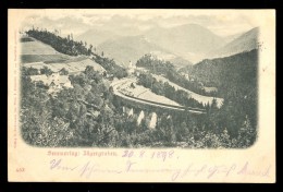 Semmering Jagergraben / Verlag C. Ledermann / Year 1898 / Old Postcard Circulated - Semmering