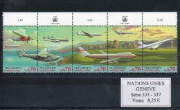 Nations Unies. Geneve. Transport Par Avions - Unused Stamps