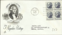 ESTADOS UNIDOS USA FDC 1962 NEW YORK GEORGE WASHINGTON - George Washington