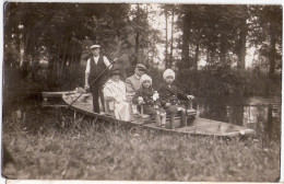 Spreewald Lübbenau Wotschoska Familie Wimmers Auf Tour 1924 Private Fotokarte Ungelaufen - Luebbenau