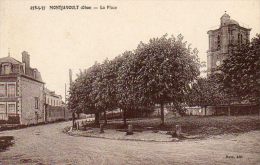 CPA - MONTJAVOULT (60) - Les Arbres Sur La Place Du Village - Montjavoult