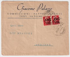 Italien, 1947, Trieste, Firmen-Bedarfs-Brief , #1616 - Marcofilía