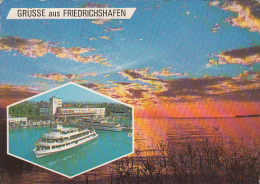 20539- FRIEDRICHSHAFEN- LAKE CONSTANCE, BODENSEE, SHIPS - Friedrichshafen