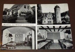 Mespelbrunn über Aschaffenburg Wirtshaus Zur Wildsau  #AK 5803 - Aschaffenburg