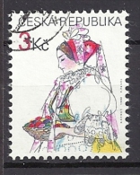 Tschechische Republik Czech Republic 1996 Gest.  Mi 104 Sc 2980 Easter.  Costume,   Ostern. C.2. - Usati