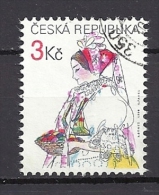 Tschechische Republik Czech Republic 1996 Gest.  Mi 104 Sc 2980 Easter.  Costume,   Ostern. C.3. - Usati