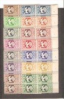 A E F SERIE DE LONDRE  N°141/154 NEUF ** MNH LUXE BLOCS DE 4  AVEC BORD DE FEUILLE - Unused Stamps
