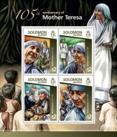 Solomon Islands. 2015 Mother Teresa. (106a) - Mère Teresa