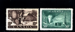 CANADA - 1950  INDUSTRY  ODD VALUES  MINT NH - Nuovi