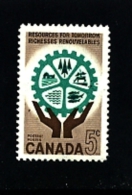 CANADA - 1961  NATURAL RESOURCES  MINT NH - Unused Stamps