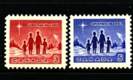CANADA - 1964  CHRISTMAS  SET  MINT NH - Unused Stamps