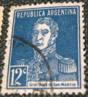 Argentina 1918 General San Martin 12c - Used - Gebruikt