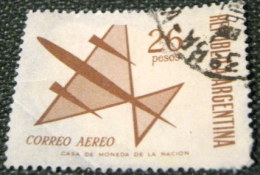 Argentina 1967 Airmail Airplane 26p - Used - Posta Aerea