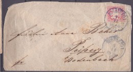 Bavaria1870: Michel23on Cover - Lettres & Documents