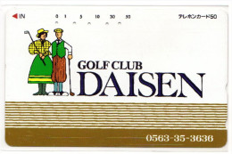 JAPON TELECARTE GOLF CLUB DAISEN - Sport