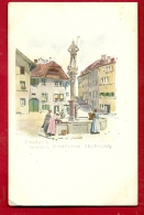 XBK-23  Litho Vieille Fontaine Fribourg, Redmund.  Précurseur, Non Circulé - Fribourg