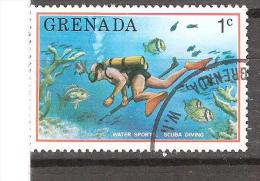 GRENADA,, Plongée Sous Marine / Water Sports  Scuba Diving Obl, TB - Buceo