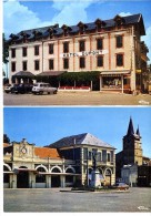 65  CASTELNAU MAGNOAC  L HOTEL DUPONT & LA GRANDE PLACE   - CPM 1960 / 70 - Castelnau Magnoac