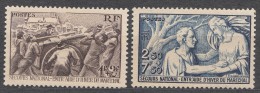 France 1941 Yvert#497-498 Mint Never Hinged (sans Charnieres) - Ongebruikt