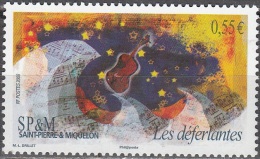 Saint-Pierre & Miquelon 2008 Yvert 925 Neuf ** Cote (2015) 2.20 Euro Festival Les Déferlantes - Unused Stamps