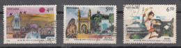 INDIA,  1990,  Cities Of India,  Set 3 V,  Bikaner,  Hyderabad, Cuttack,  Set 3 V,  FINE USED - Oblitérés