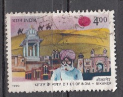 INDIA,  1990,  Cities Of India,   Bikaner,   Rs 4 Stamp, 1 V,  FINE USED - Oblitérés