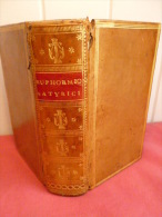 EUPHORMONIS LUSINI SATYRICON 1616 Barclay John Rare / Bibliothèque Du Comte De Boussay - Antes De 18avo Siglo