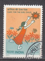 INDIA, 1990, Care For The Girl Child,,  1 V,  FINE USED - Used Stamps