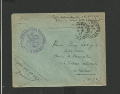 Enveloppe 1917 Poudrerie De Saint-Chamas Annexe De Sorgues - WW I