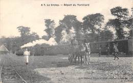 Le Crotoy     80     Départ Du Tortillard  (train) - Le Crotoy