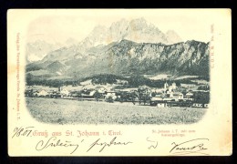 Gruss Aus St. Johann I. Tirol / C.O.H.M. No. 5856 / Year 1901 / Old Postcard Circulated - St. Johann In Tirol