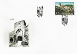 Czech Republic - 2015 - Beauties Of Our Country - Largest Castle Ruin Rabi - FDC (first Day Cover) - FDC