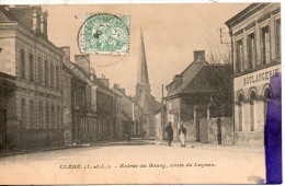 37. Cléré. Entrée Du Bourg, Route De Luynes - Cléré-les-Pins