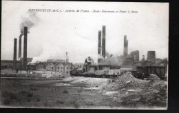 62, ISBERGUES, ACIERIES DE FRANCE, HAUT-FOURNEAUX ET FOURS A CHAUX, 2 SCANS RECTO Et  VERSO - Isbergues