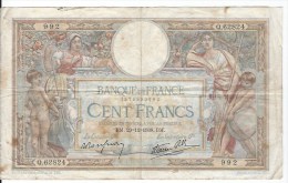 100 FRANCS  Olivier Merson 1938 - 100 F 1908-1939 ''Luc Olivier Merson''