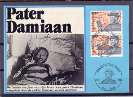 België - Pater Damiaan - Hommage Au Père Damien - Thuin 25/11/1989  (RM9233) - Otros