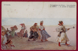 RUSSIA, S.SOLOMKO-SIGNED, IN PURSUIT OF HAPPINESS PICTURE POSTCARD - Solomko, S.