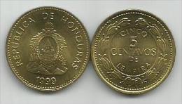 Honduras 5 Centavos De Lempira 1999. UNC - Honduras