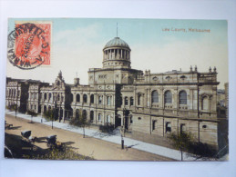MELBOURNE  :  LAW  COURTS  -  Carte Couleur   1926    - Melbourne