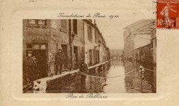 PARIS 13è ,Inondations 1910 Rue De Bellièvre  Animée - Arrondissement: 13