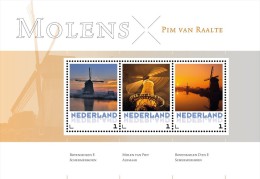 Nederland  2015  Molen  4 Muhle  Windmill  Sheetlet   Postfris/mnh/neuf - Unused Stamps