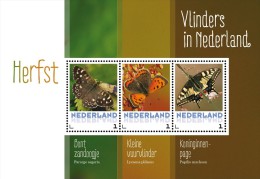 Nederland  2015  Vlinders 1  Butterfly  Schmetterlingen   Sheetlet//bogen    Postfris/mnh/neuf - Unused Stamps