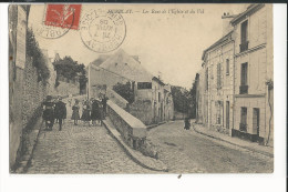 95 HERBLAY LES RUES DE L'EGLISE ET DU VAL - Herblay