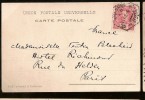 Portugal &  Bilhete Postal, Queluz, Fachada Sul E Jardins Do Palácio Real, Lisboa Paris  1903 (253) - Cartas & Documentos