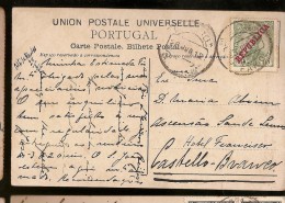 Portugal &  Bilhete Postal, Entrada Principal Do Convento Dos Jerónimos, Faro, Castelo Branco 1912 (256) - Covers & Documents