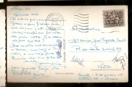 Portugal & Bilhete Postal, Fonte Monumental, Lisboa, Porto 1957 (266) - Brieven En Documenten