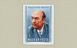 Hungary 1974. Pablo Neruda Stamp MNH (**) Michel: 2980 / 0.30 EUR - Nuovi