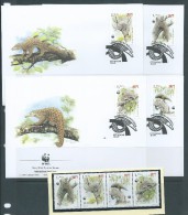 Macau 1995 WWF Pangolin Set 4 MNH & FU On 4 Special FDC - Other & Unclassified